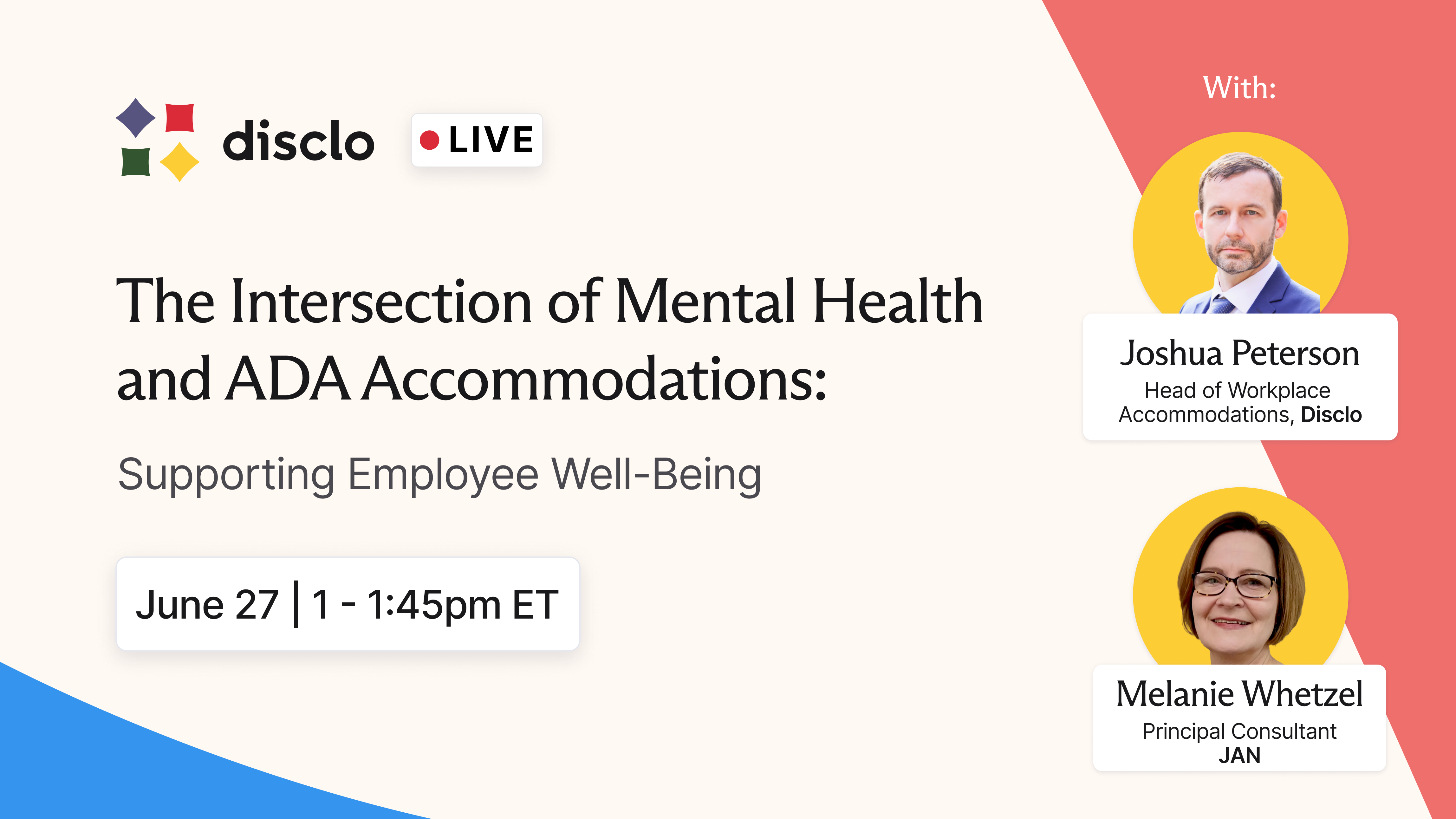 The Intersection of Mental Health and ADA Disclo inar